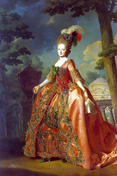 Sophie-Dorothe de Wurtemberg par Alexandre Roslin (1777) - 18 ans